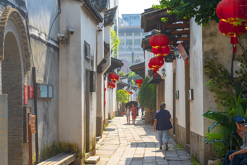 2019年6月28日，福州，三坊七巷風(fēng)光。