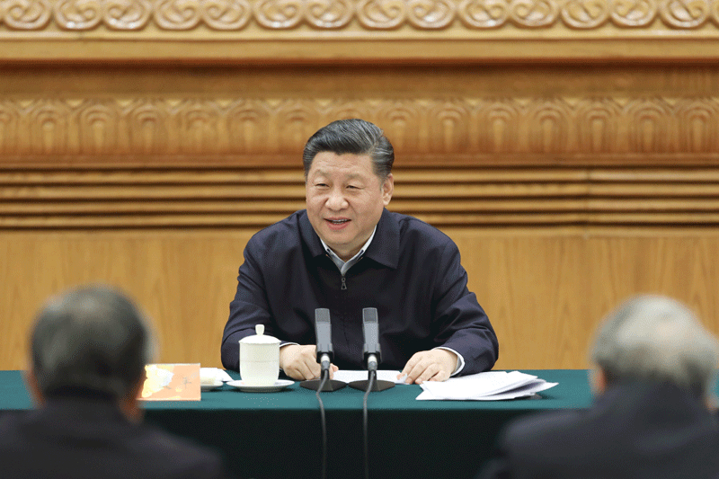 2019年3月18日，習(xí)近平總書記在北京主持召開學(xué)校思想政治理論課教師座談會(huì)并發(fā)表重要講話。