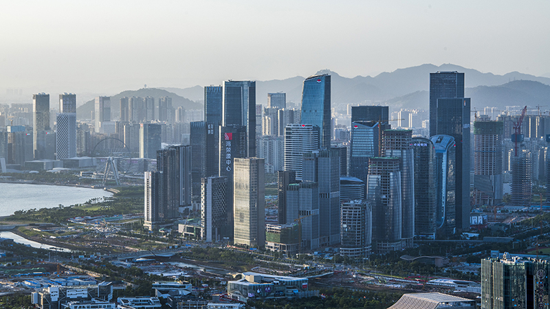 圖為深圳前海城市風(fēng)光。